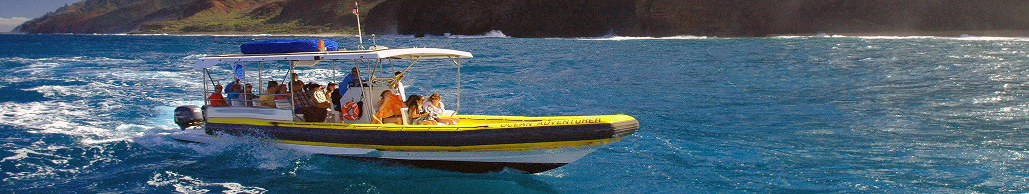 Hawaii Rafting catamaran sailing